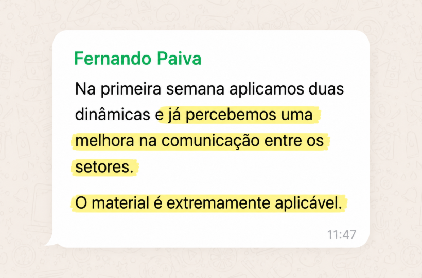 Depoimento de Fernando Paiva, Gestor comercial, sobre o Dinâmicas Magnéticas